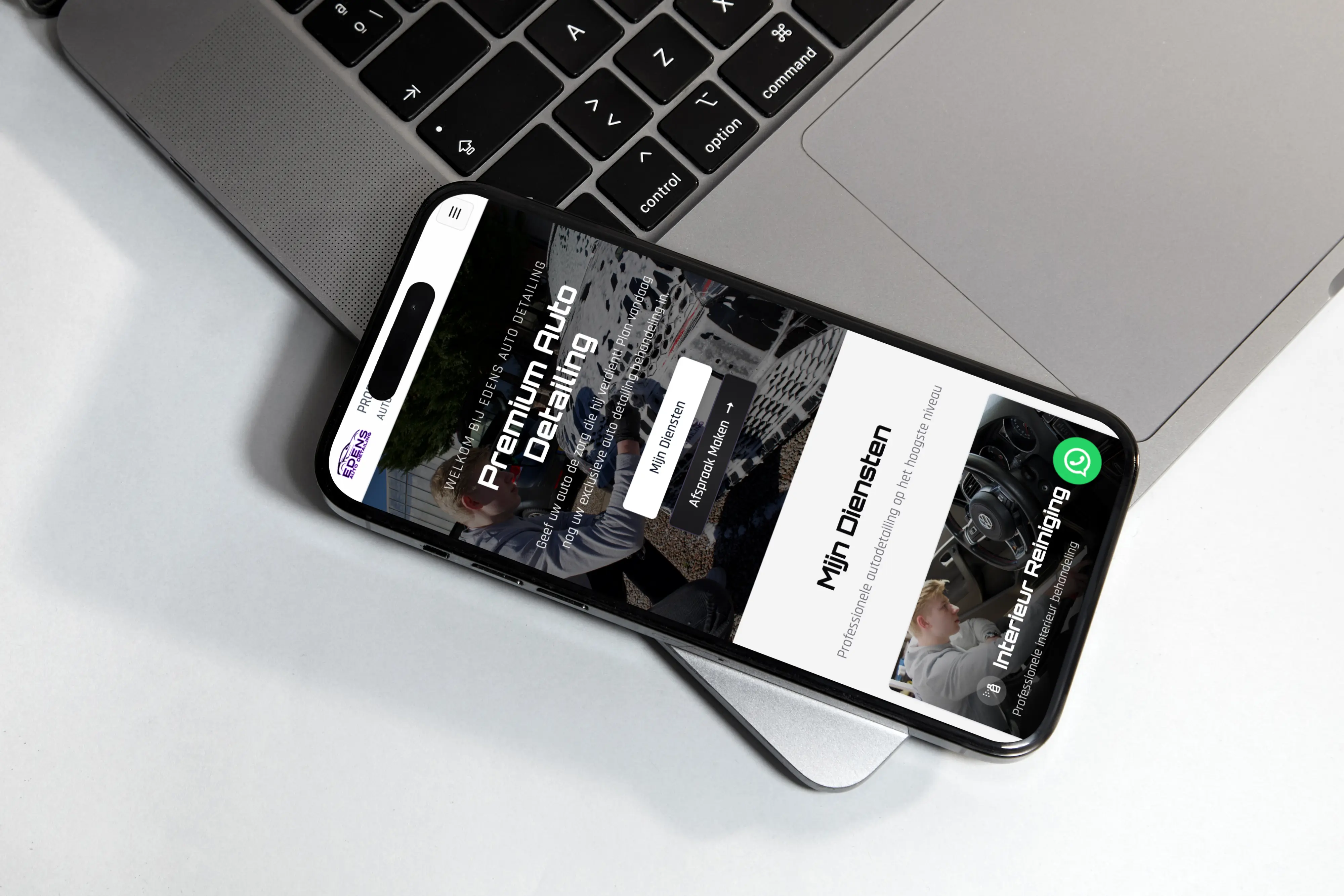 Mobile website showcase